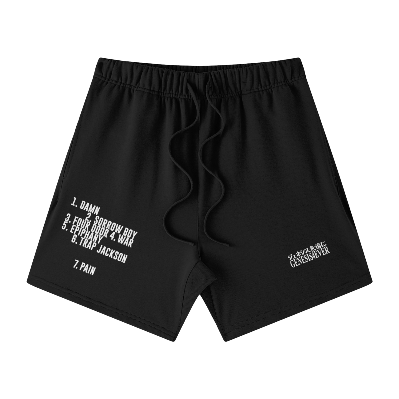 "GENESIS4EVER" ORIGINAL SHORTS (BLACK)