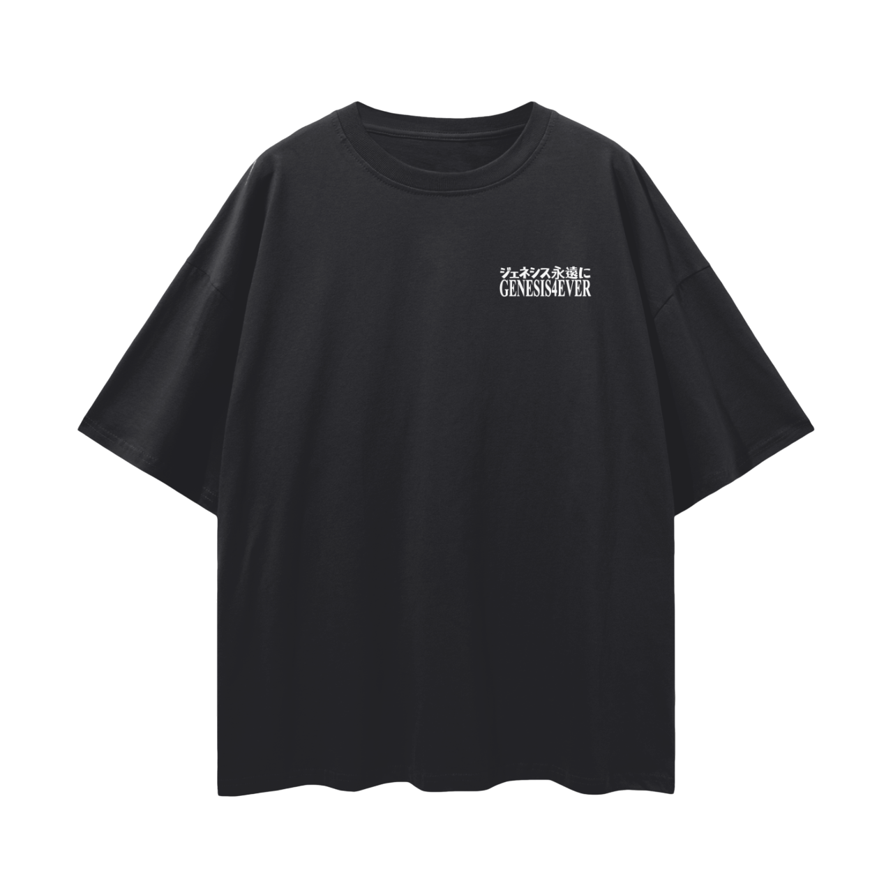 "GENESIS4EVER" ORIGINAL OVERSIZED T-SHIRT (BLACK)