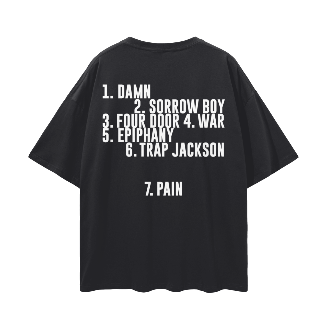 "GENESIS4EVER" ORIGINAL OVERSIZED T-SHIRT (BLACK)