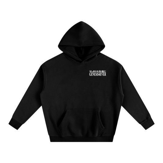 "GENESIS4EVER" ORIGINAL OVERSIZED HOODIE (BLACK)